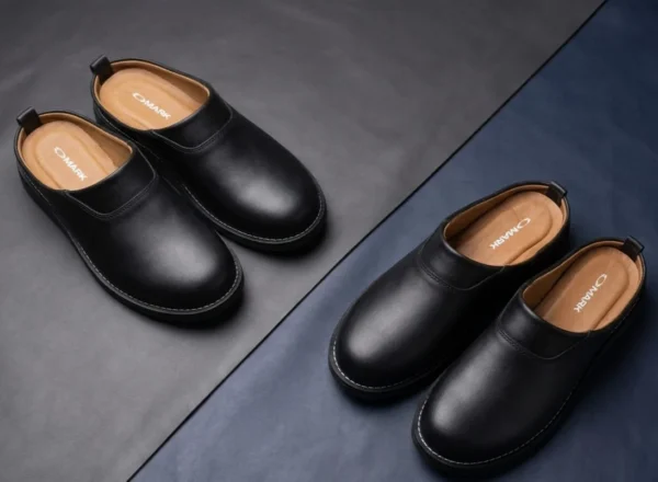 Cow leather Half shoe